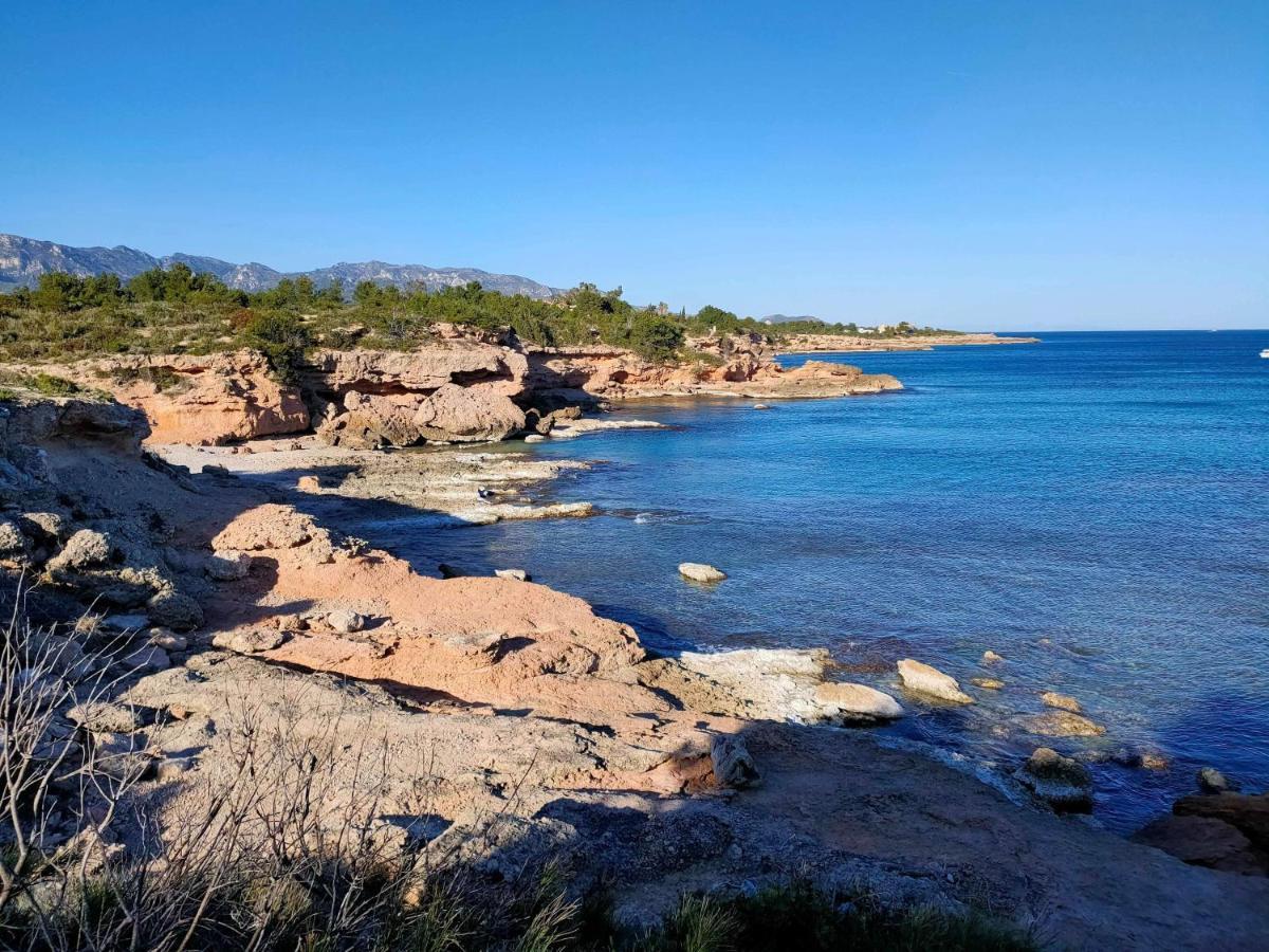 La Villa Romantica Residence De Vacances Les Tres Cales Espagne Exteriér fotografie